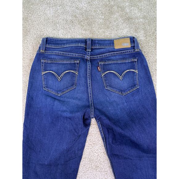 Levi's Bold Curve Jeans Women's 11M Low Rise Skinny Stretch Dark Wash C535 - Picture 5 of 15